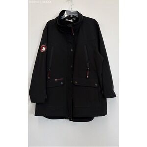 Canada Weather Black Womens Soft Shell Jacket - Size 3X